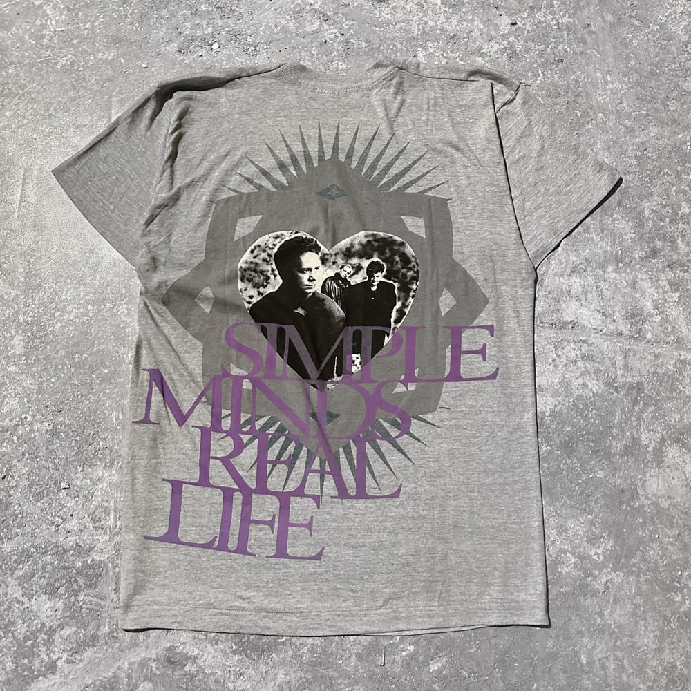 Simple Minds 1991 ‘Real Life’ Grey T-Shirt