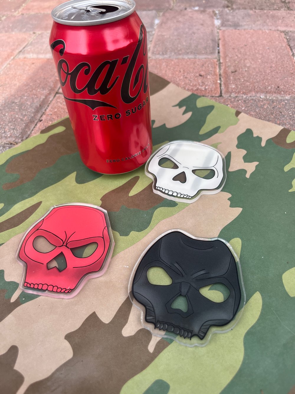 Image of Acrylic Mask Coasters (MINI)