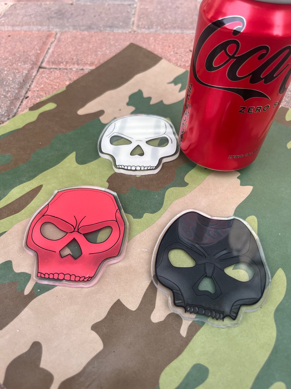 Image of Acrylic Mask Coasters (MINI)