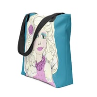 Image 2 of All-Over Print Tote Dolly