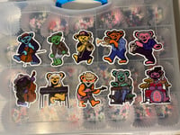 Image 3 of Wolf Bro’s and Wolf Pack Band Bear Sticker Set