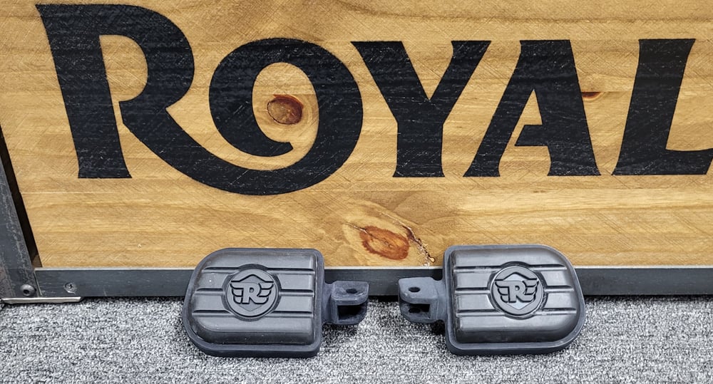 Image of 350 Deluxe Black Footpegs