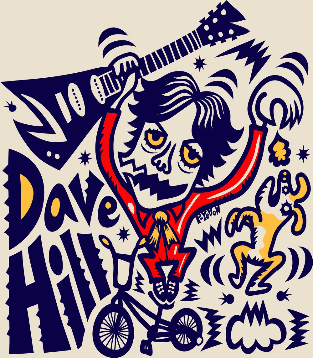 Dave Hill + Luci Shirt by P-Yellow of Peelander-Z