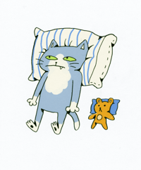 Image 2 of chillin' out sticker