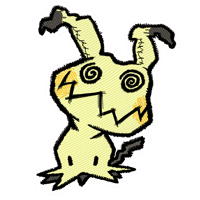 Image 1 of Mimikyu "patch" sticker