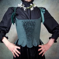 Image 1 of Stays Dance of Spring - Tailored corset inspired by 18th century