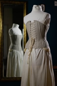 Image 2 of Victorian Corset - Pretty Housemaid Corset - 19th Century Corset