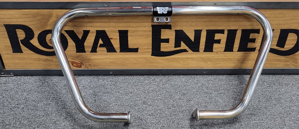 Image of Silver Trapezium Engine Guard - KXA00008- Goan Classic 350, Meteor 350, Bullet 350, Classic 350