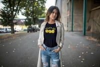 Image 2 of Trilogy456 Black Graphic Design T-shirt