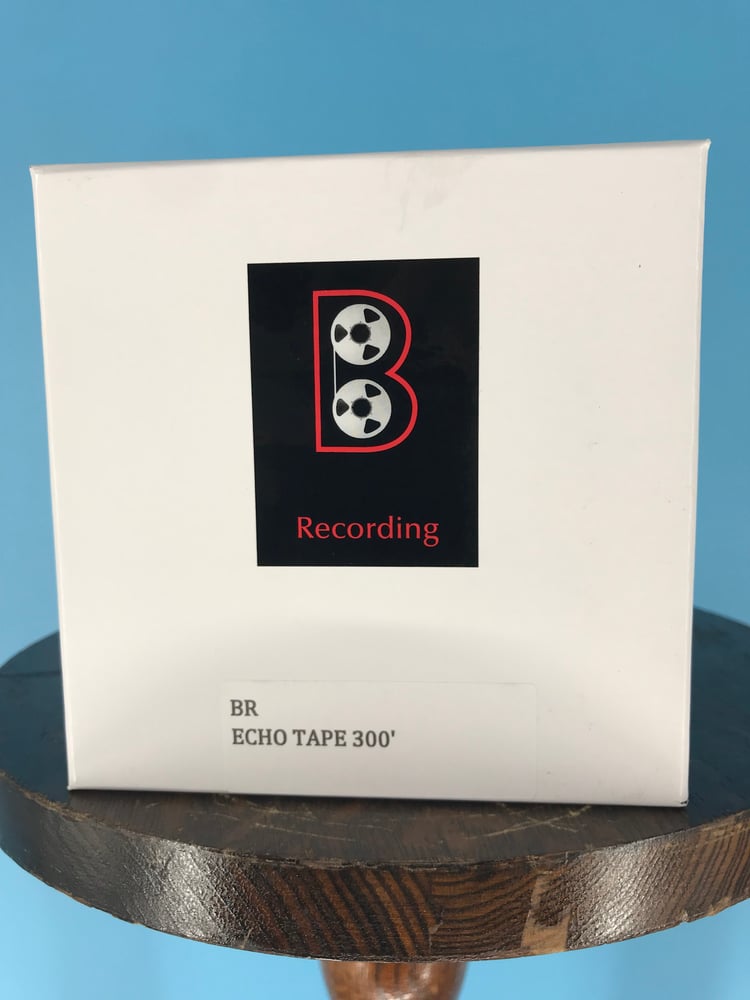 ANALOG TAPES — Burlington Recording Echo Tape 1/4 x 300' Lubricated Tape  Graphite Backcoated 5 Plastic Reel 1M