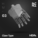 HDM Claw Type Hands [HM-03] Ver. 2