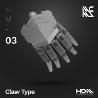 Image 2 of HDM Claw Type Hands [HM-03] Ver. 2