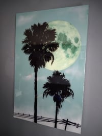 Image 5 of Palms and Moon Original 