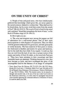 Image of On the Unity of Christ (Popular Patristics)