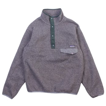 Vintage Patagonia Sage Green Synchilla Fleece Half Zip Sweatshirt