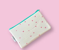 Image 2 of Pencil Pouch Pink Hearts