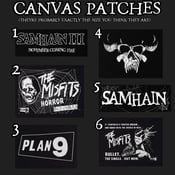 Image of Canvas Patches & Backpatches (Various designs)