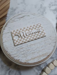 Image 2 of Plaid Mama Tumbler Tag