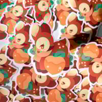 Image 3 of peach fawn matte sticker