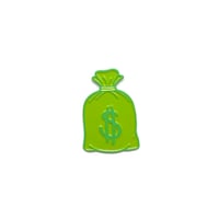Image 1 of Money Bag (Green) pin