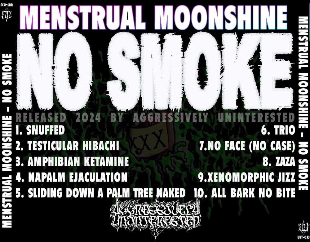 Menstrual Moonshine "NO SMOKE" Pro CD