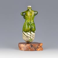 Image 4 of XXL. Lemongrass Goddess - Flamework Sculpture Bead 