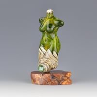 Image 5 of XXL. Lemongrass Goddess - Flamework Sculpture Bead 