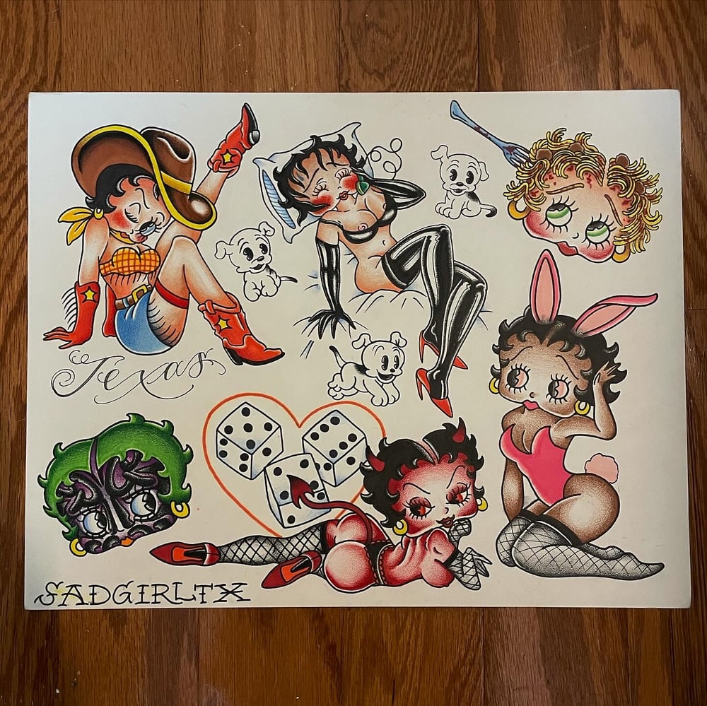 Image of Betty Boop Sheet