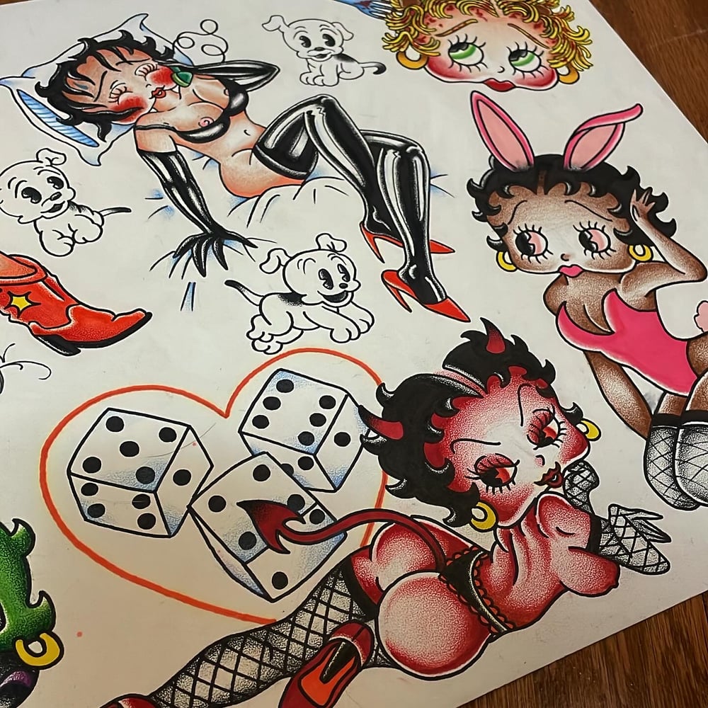 Image of Betty Boop Sheet