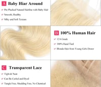 Image 4 of Wholesale 613 blonde,  1b/613  Raw Hair G Bundles 30pc Package. Body waves/straight 	