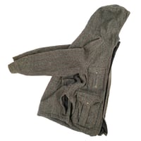 Image 3 of Woolrich Woolen Mills Tweed Wool Field Parka - Grey