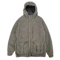 Image 1 of Woolrich Woolen Mills Tweed Wool Field Parka - Grey