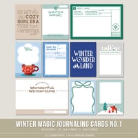 Winter Magic Journaling Cards No.1 (Digital)