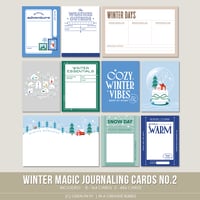Winter Magic Journaling Cards No.2 (Digital)