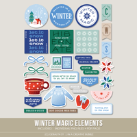 Winter Magic Elements (Digital)