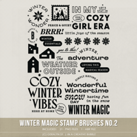 Winter Magic Stamp Brushes No.2 (Digital)