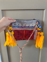 Image 2 of Tribal Afghan cross body bag - unique 