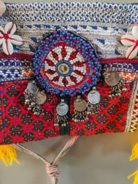 Image 3 of Tribal Afghan cross body bag - unique 
