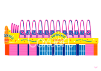 Image 1 of A4 Amusements Print
