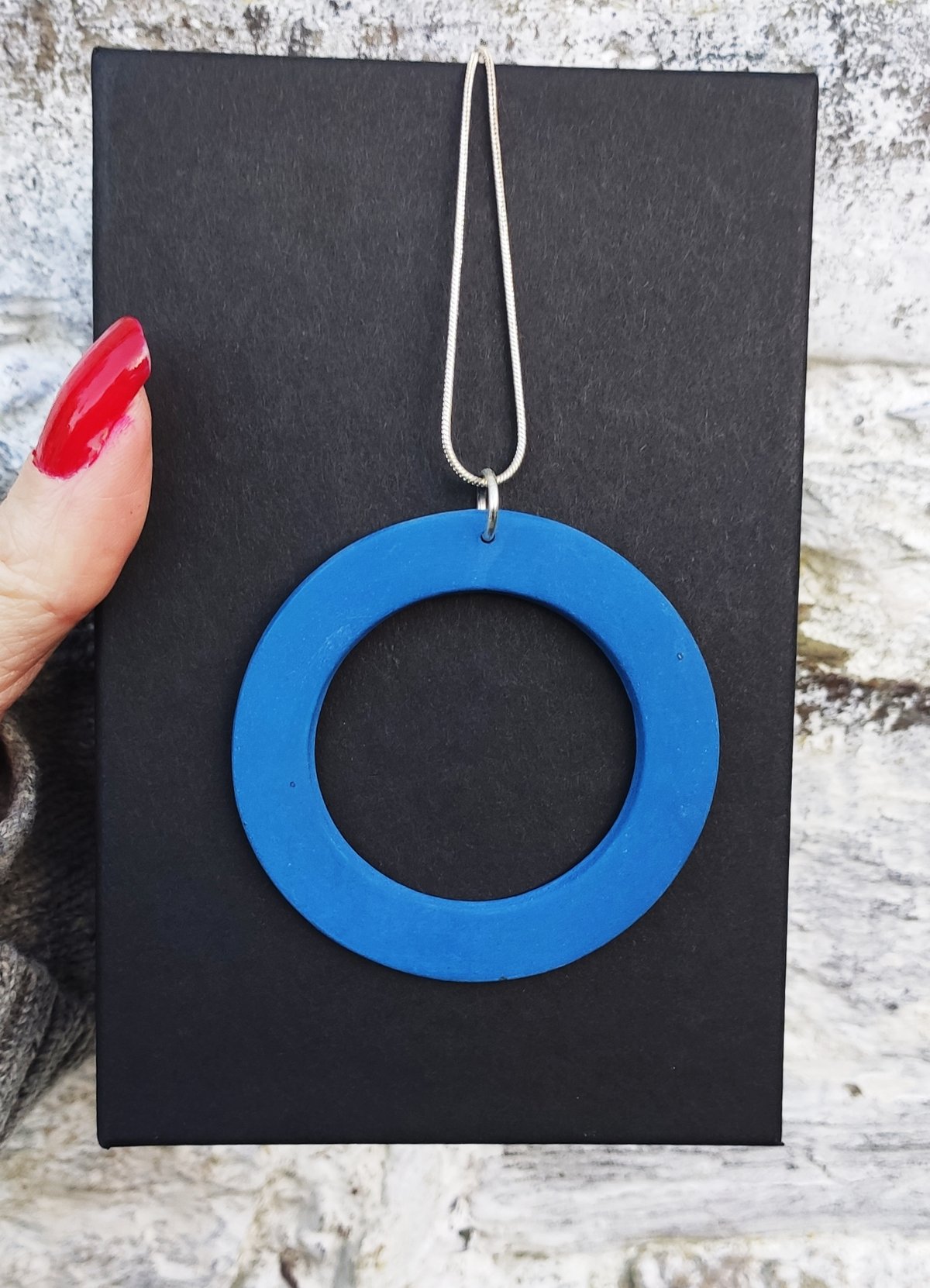 Image of Blue Circle Pendant