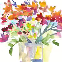 Image 2 of Friendship Flowers Greetings Card