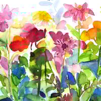 Image 2 of Wild Flower Seeds Greetings Card