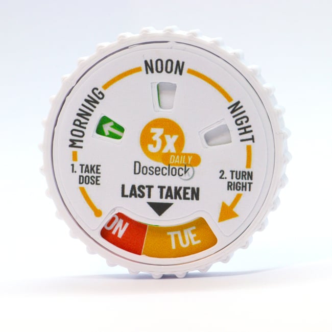 Doseclock 3X Daily Medication Tracker