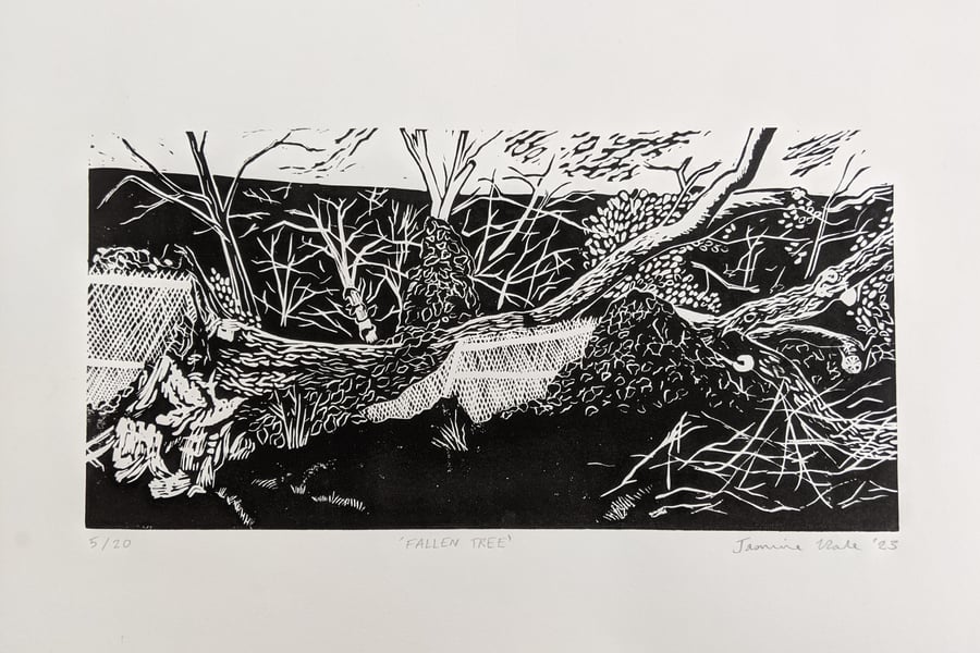 Image of Fallen Tree Print
