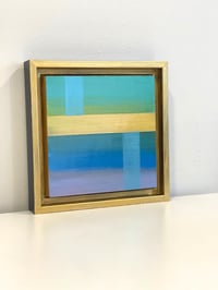 Image 3 of "MY WINDOW OF KINDNESS" 6X6 INCHES; ACRYLIC ON WOOD