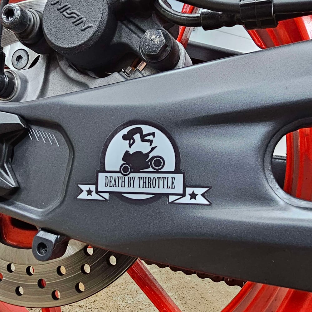 Death By Throttle sticker