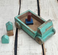 HANDMADE wooden car SET   mint