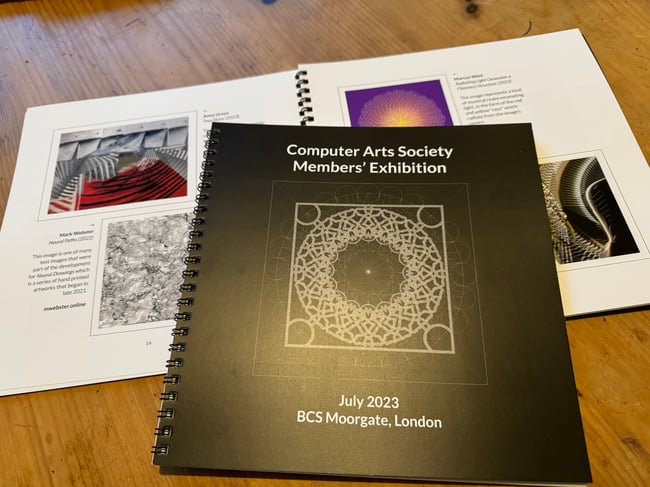 Computer Arts Society Members'Exhibition 2023 Exhibition Catalogue