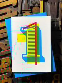 Image 4 of 1st birthday | letterpress card