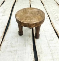 Image 1 of Handmade wooden stool  small